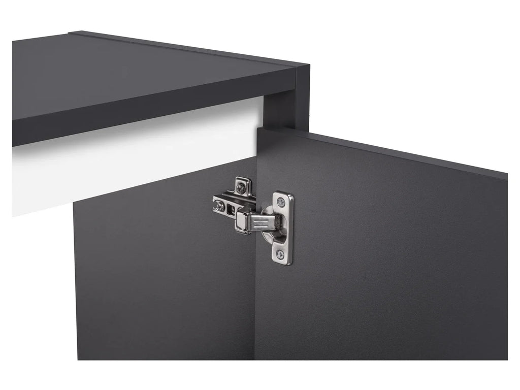 LIVARNO home Meuble sous-vasque Oslo, 60 x 55 x 28 cm, anthracite