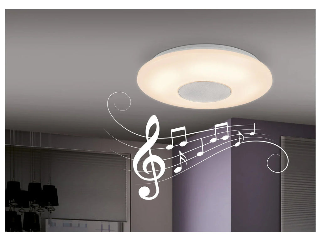 LIVARNO home Plafonnier LED avec haut-parleur Bluetooth, 20,7 W