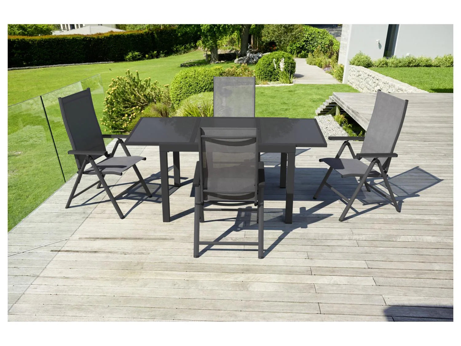 LIVARNO Lot de 2 fauteuils pliables Houston