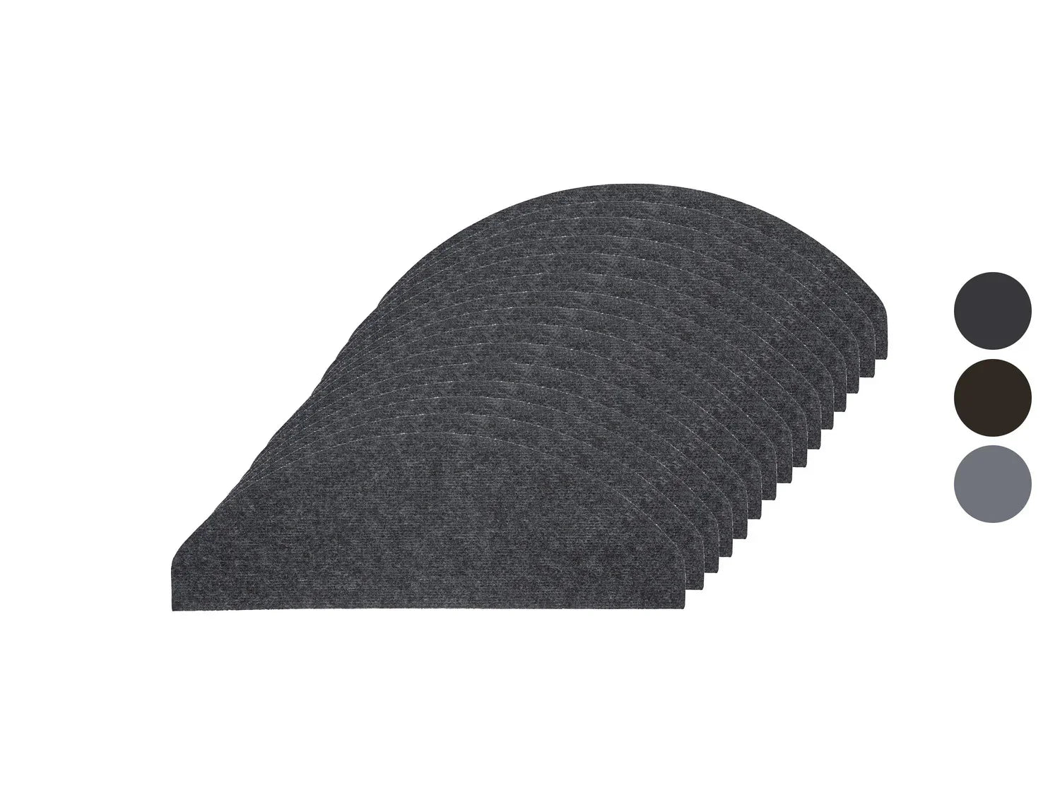 LIVARNO home Set de 15 tapis de marches d'escalier