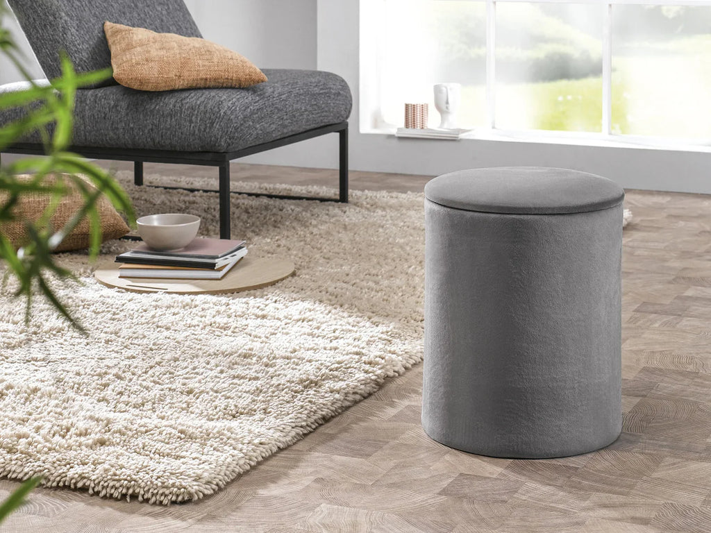 LIVARNO home Tabouret avec compartiment de rangement,  35 cm