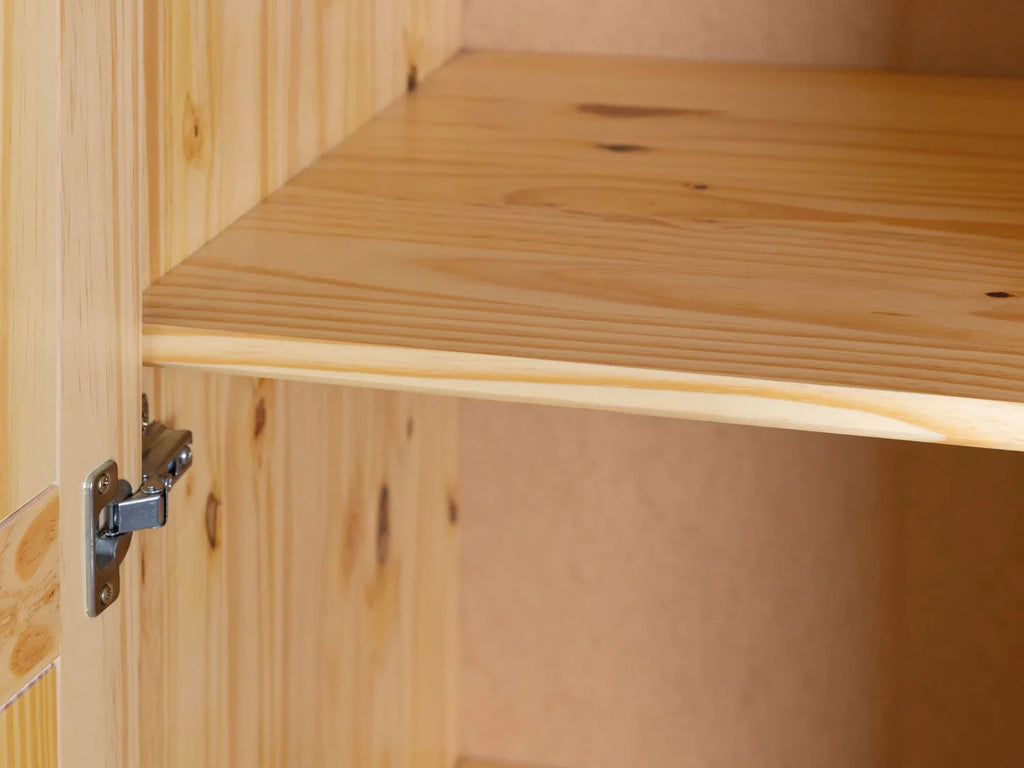 Inter Link Armoire  vtements en pin massif, veines naturelles