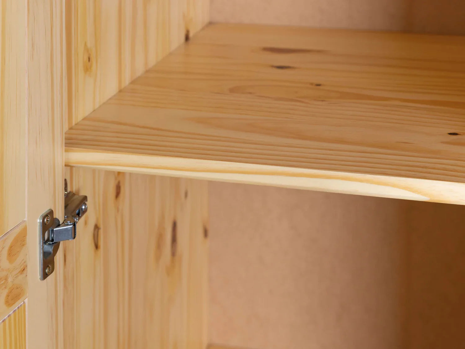 Inter Link Armoire  vtements en pin massif, veines naturelles