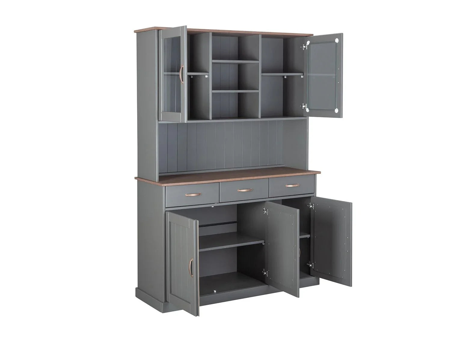 Inter Link Commode haut de gamme style campagnard, bois de pin