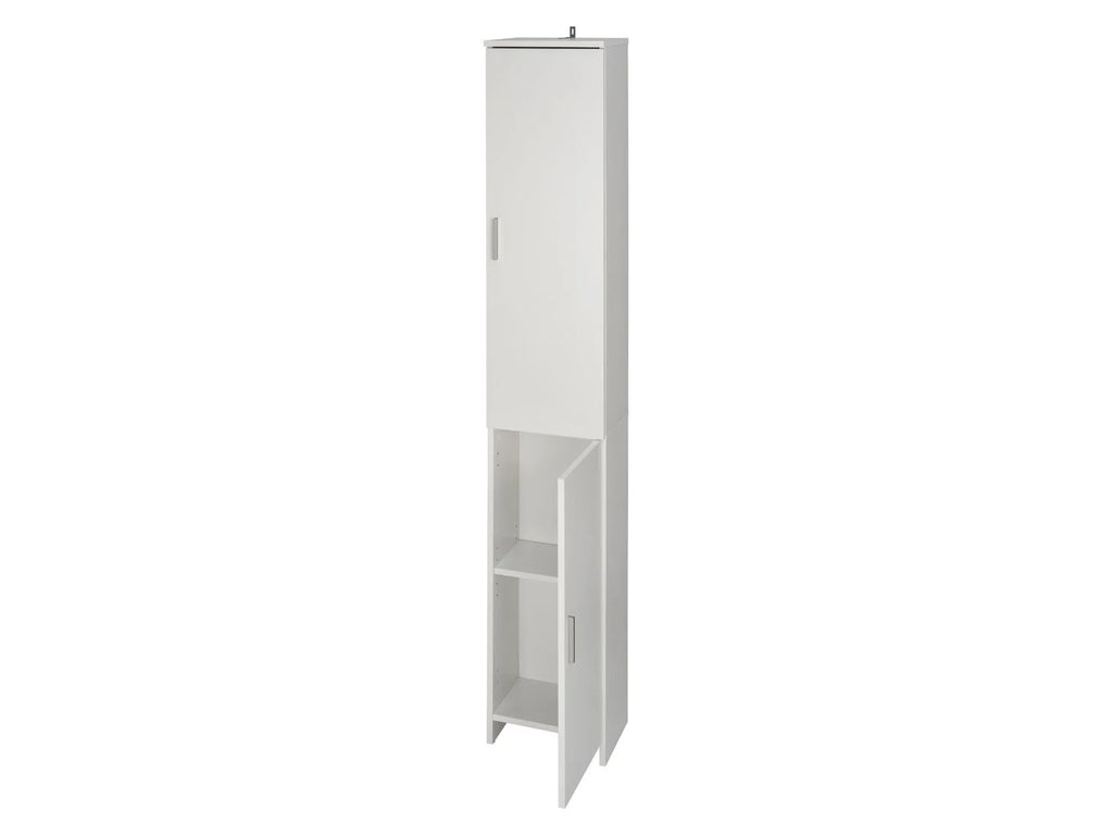 LIVARNO home Armoire d'appoint Liverpool, 32 x 190 x 25 cm, blanche