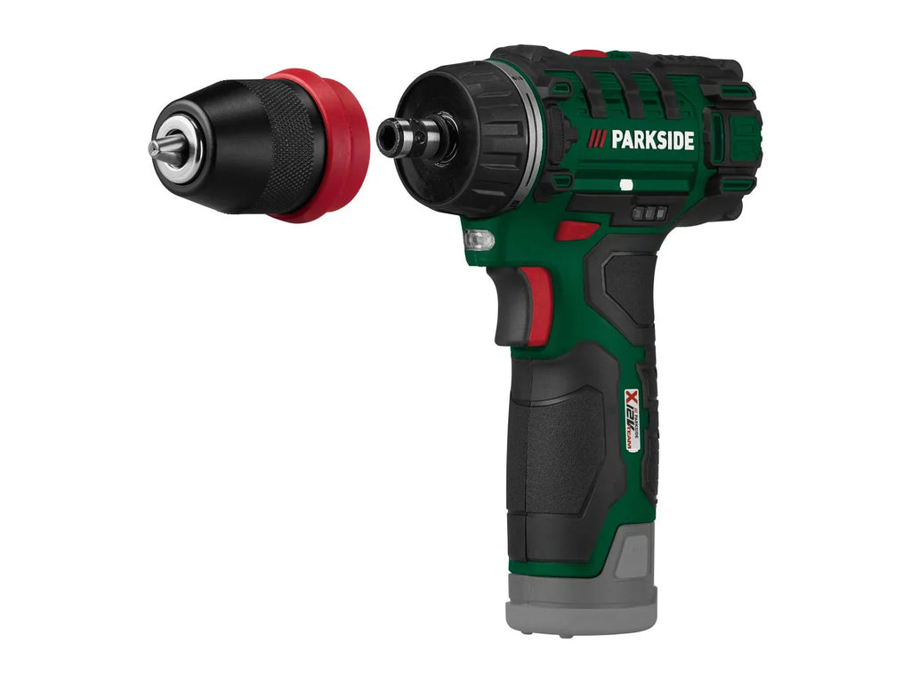 PARKSIDE Perceuse-visseuse sans fil PBSA 12 E4, 28 Nm, 12 V