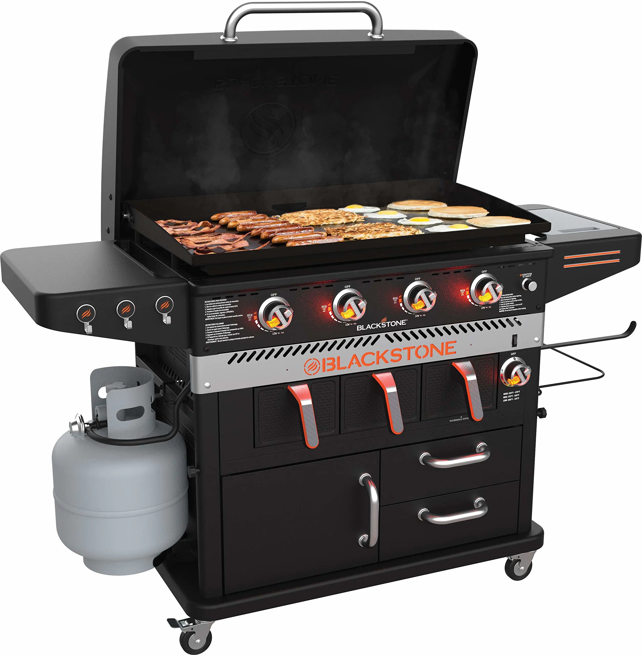 2025 Blackstone 4 Burner and Air Fryer Combo - 36