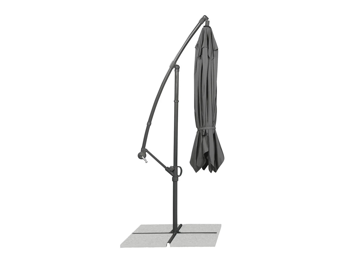 LIVARNO home Parasol dport carr 2,5 x 2,5 m, anthracite