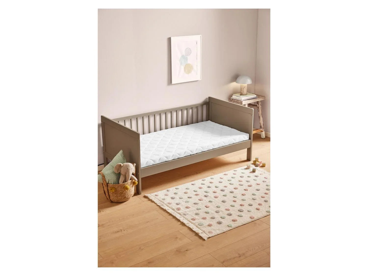 LIVARNO home Lit volutif bb + Matelas bb, 70 x 140 cm