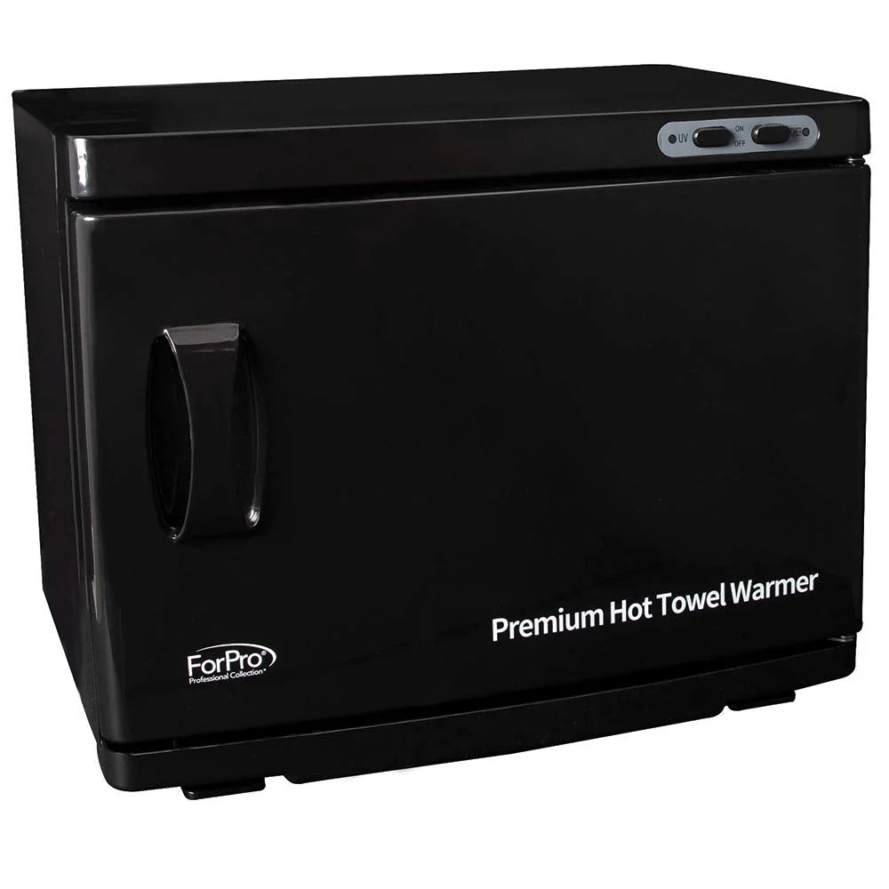 ForPro Professional Collection Premium Hot Towel Warmer, 23L Extra Large Capacity, Two Stainless Steel Racks, White