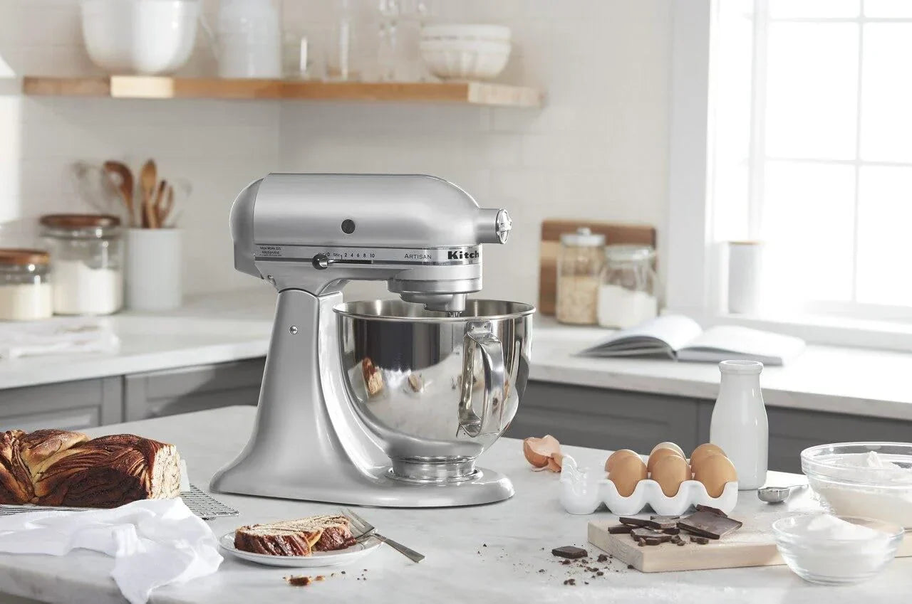 KitchenAid Artisan 5-Quart Tilt-Head Stand Mixer with Pour Flap