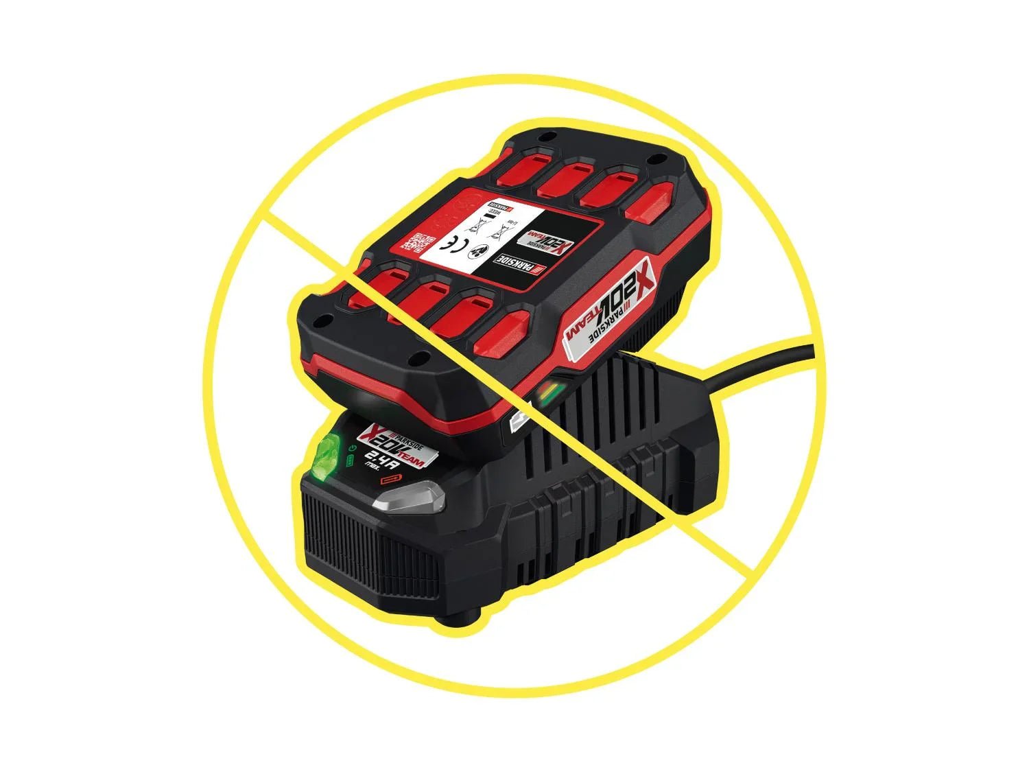PARKSIDE PERFORMANCE Trononneuse sans fil PPKSA 40-Li C3, guide 45,5 cm, 40 V