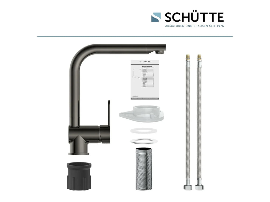 Schtte Mitigeur robinet de cuisine RIO, avec bec rtractable