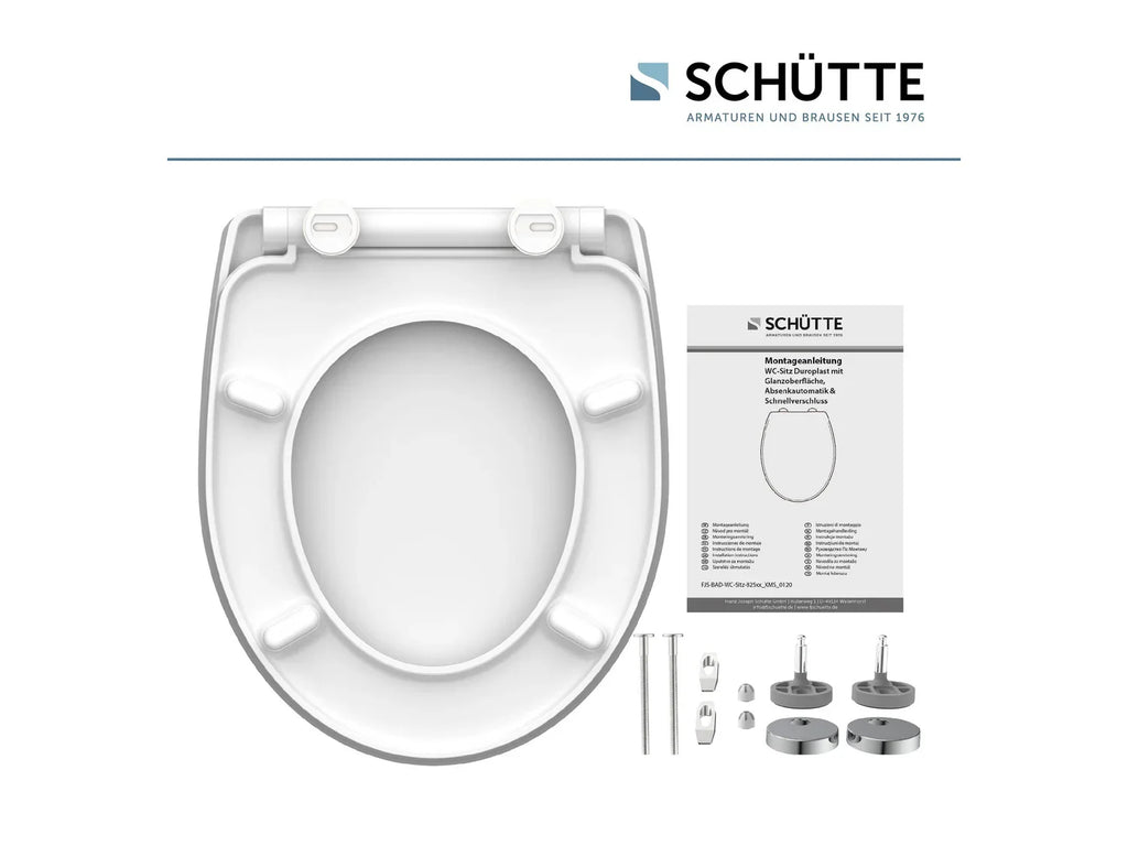 Schtte Abattant WC High Gloss, avec fermeture en douceur