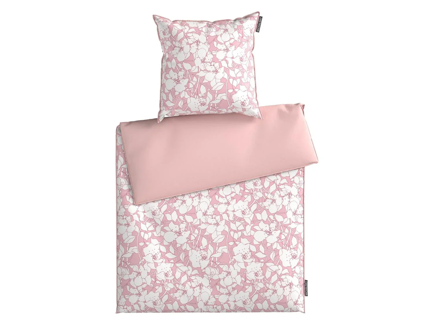 Michalsky Parure de lit rversible en satin, 140 x 200 cm