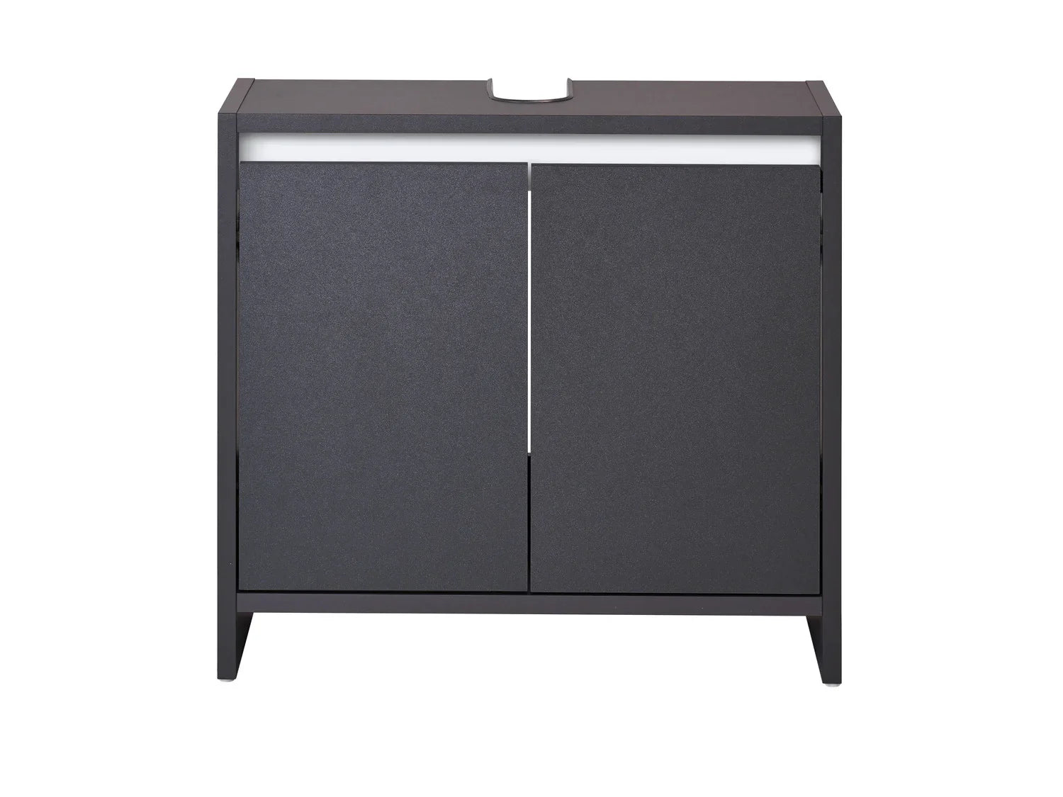 LIVARNO home Meuble sous-vasque Oslo, 60 x 55 x 28 cm, anthracite