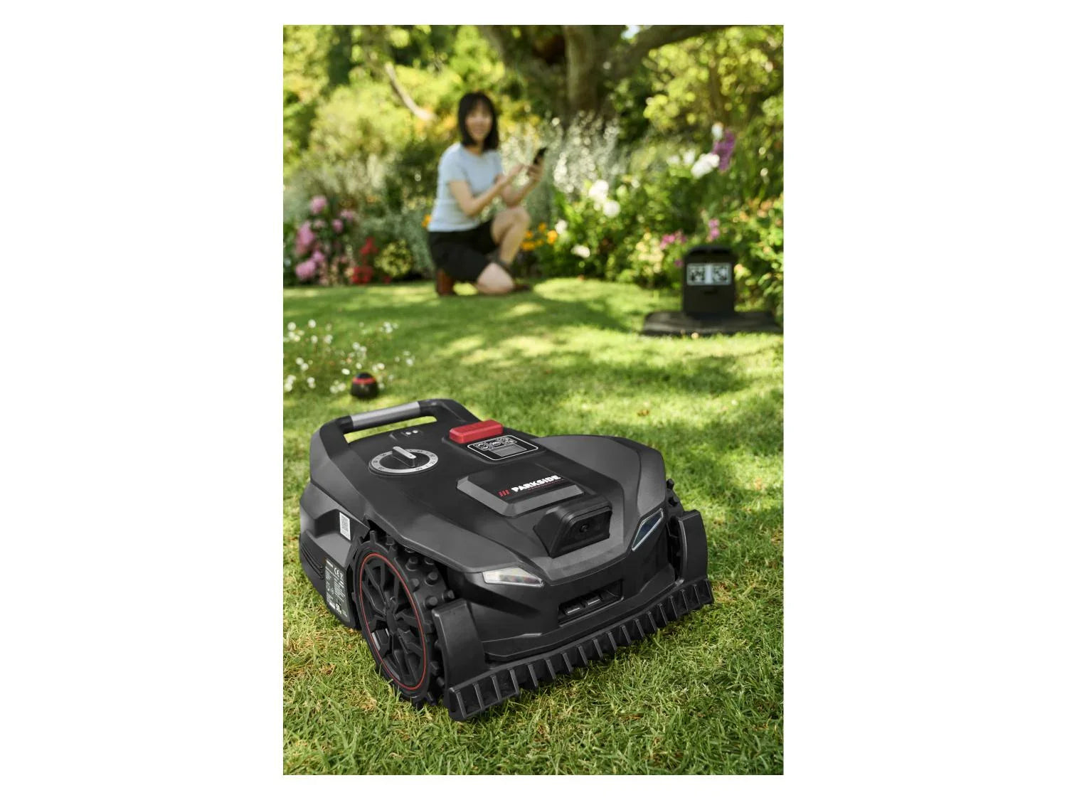 PARKSIDE PERFORMANCE Tondeuse robot Smart & Free PPAMR 1250 A1, 1250 m, 20 V