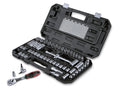 PARKSIDE Set de douilles et d'embouts 3/8 pouces, 65 pices