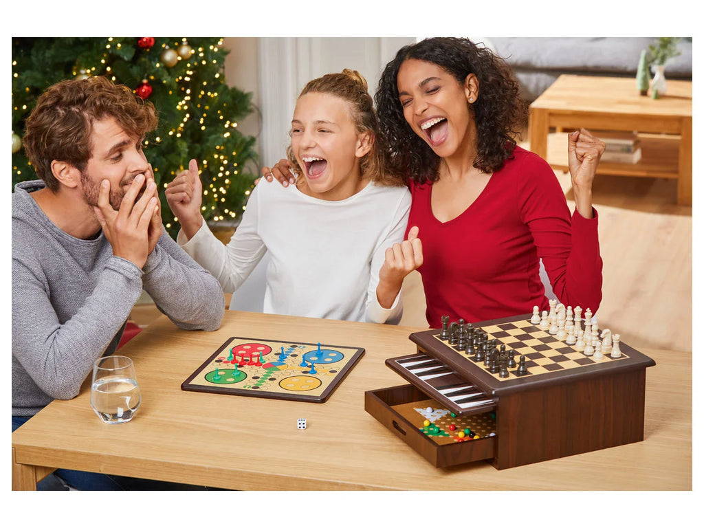 Playtive Bote de jeux en bois 10 en 1