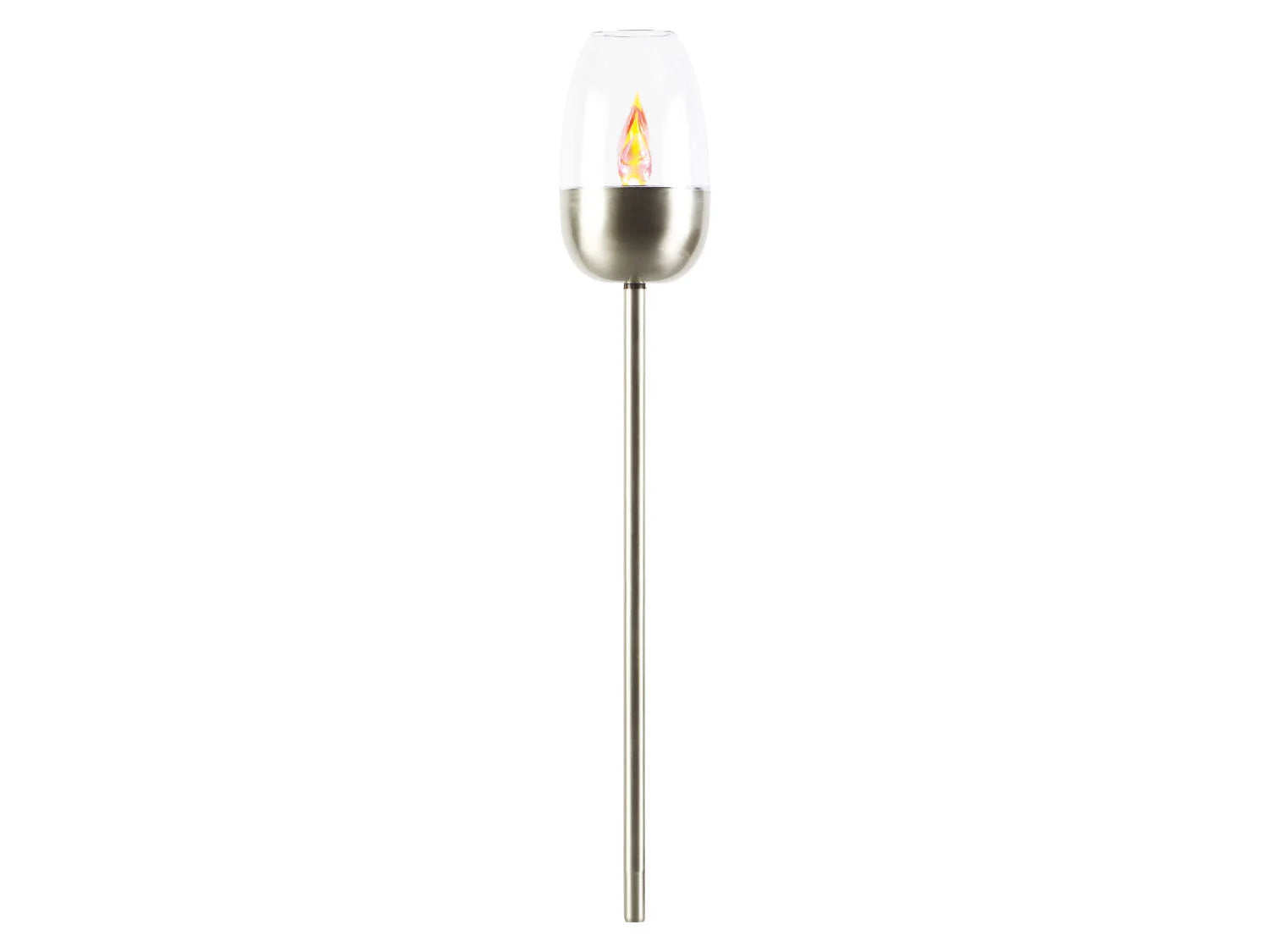 LIVARNO home Torche ou balise solaire  LED, effet flamme, 0,06 W