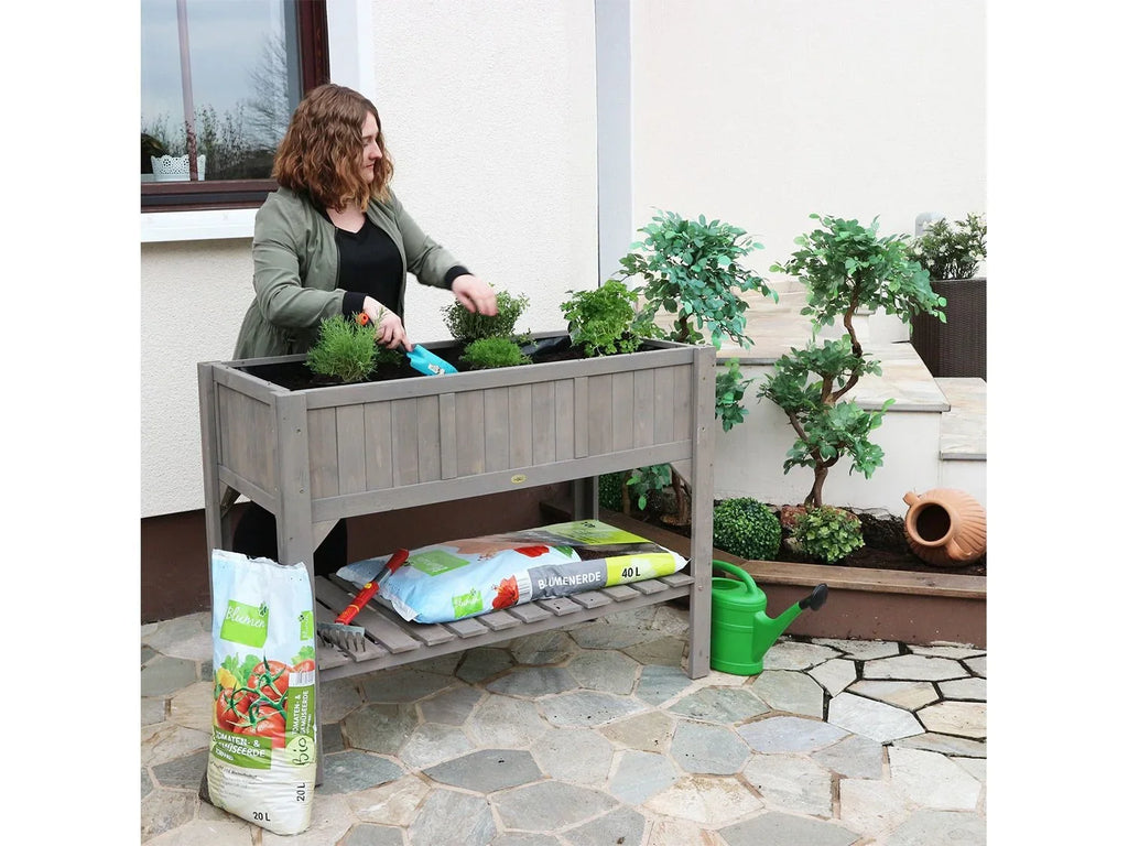 HABAU Potager en bois sur pieds