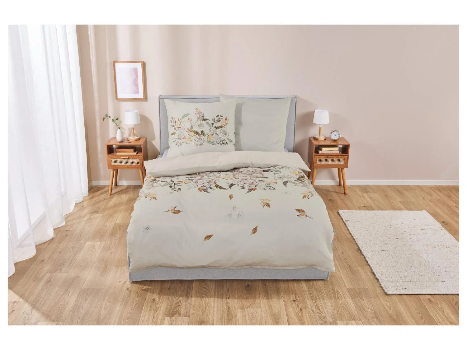 LIVARNO home Parure de lit en satin, 240 x 220 cm