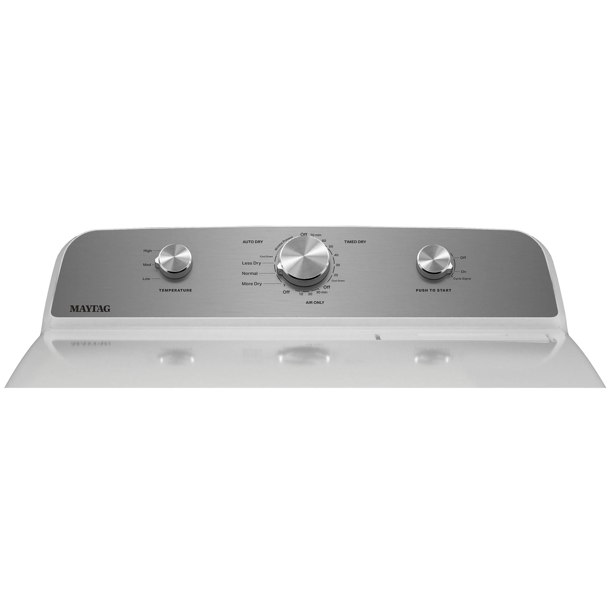 2025 7.0 Cu. ft. Electric Dryer with Wrinkle Prevent - White