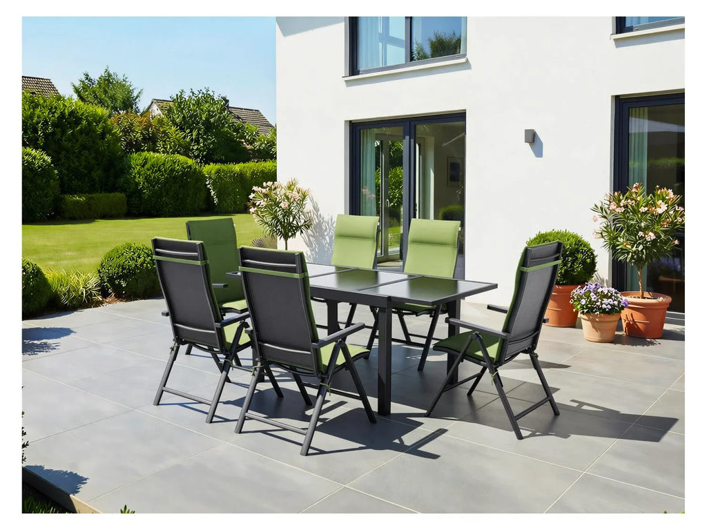 LIVARNO Lot de 2 fauteuils pliants en aluminium Houston