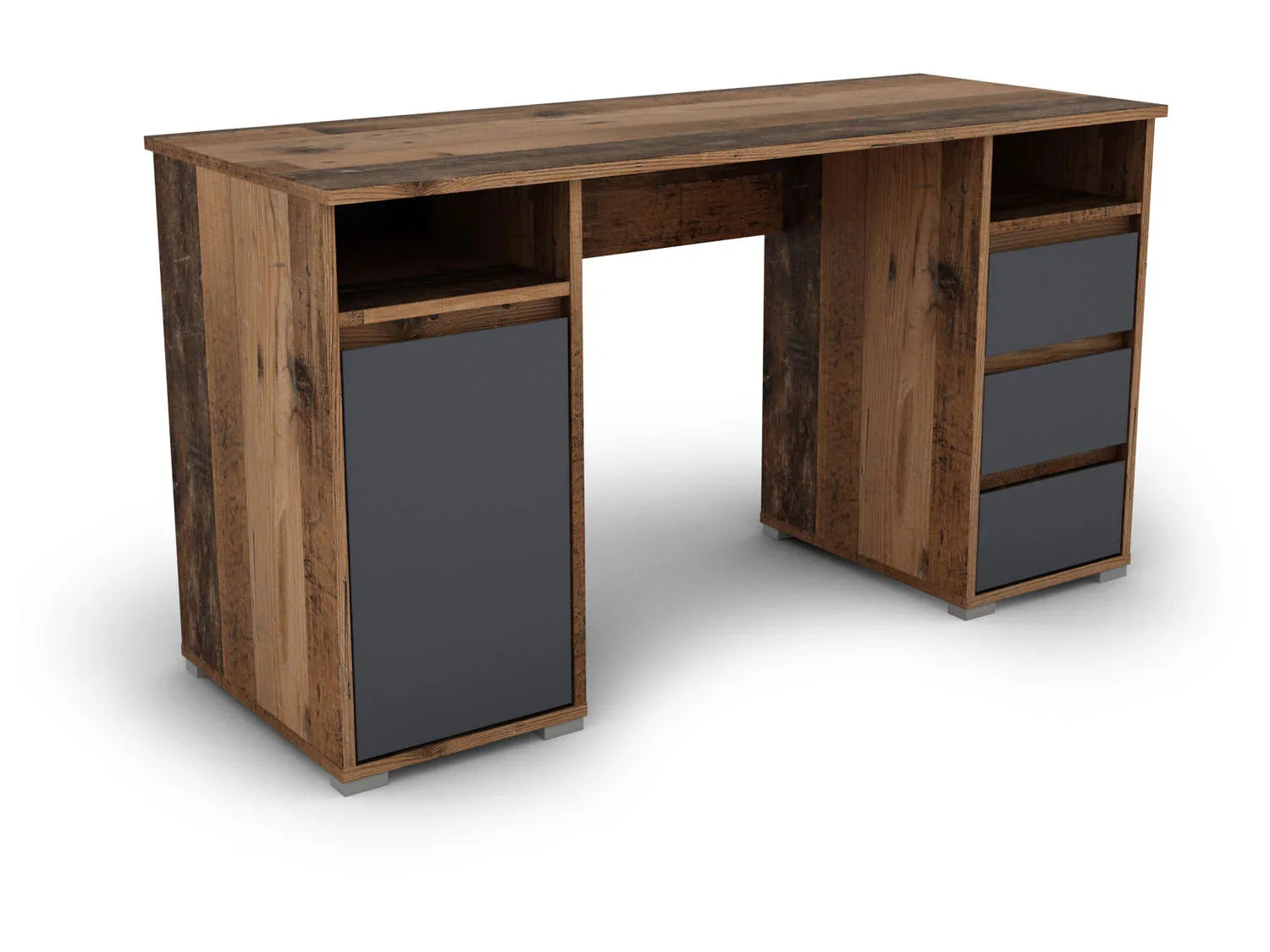byLIVING Bureau Lobo, avec rangements, 138 x 75 x 55 cm