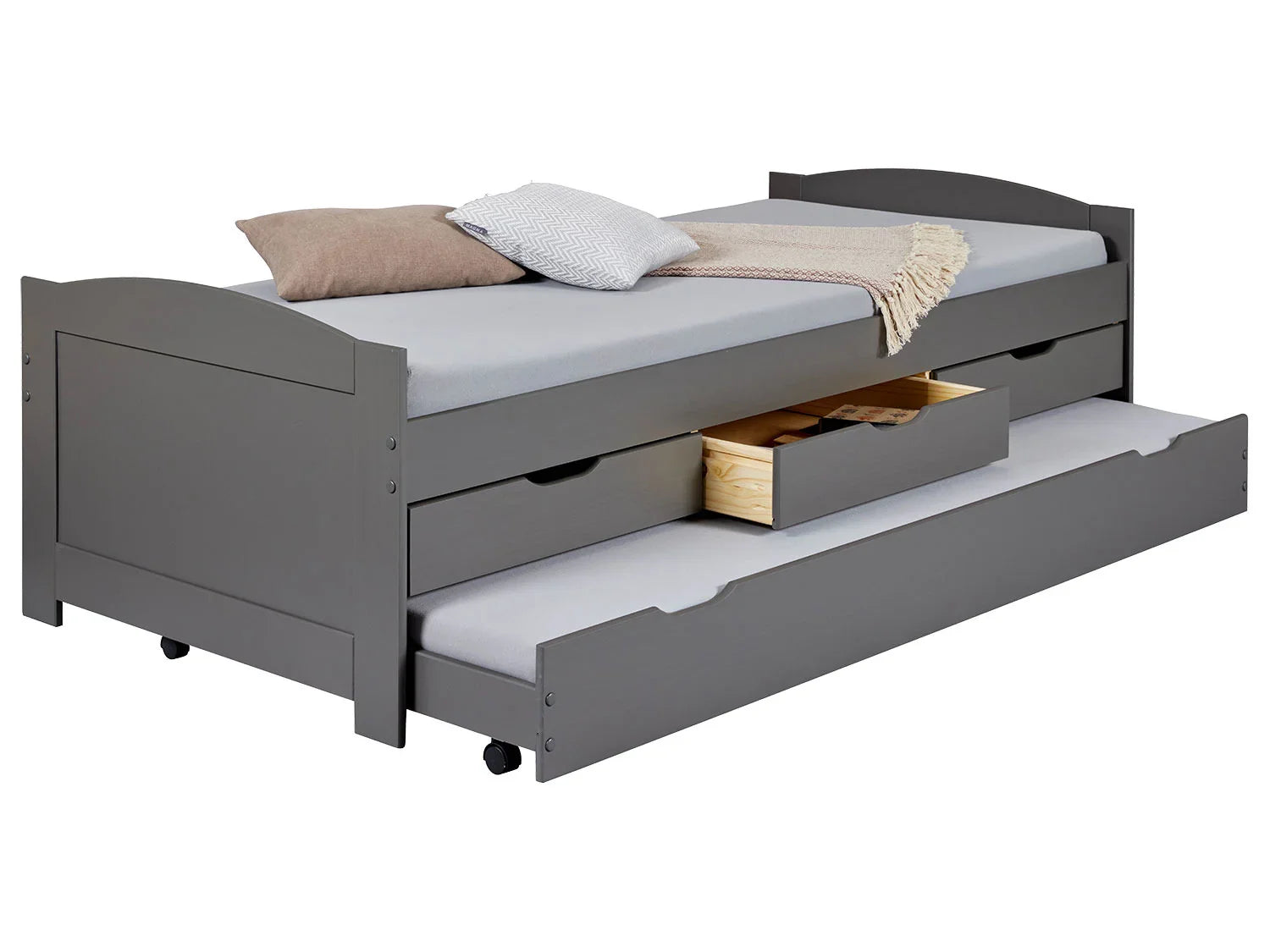 Inter Link Lit banquette 3 tiroirs, 205 x 63 x 96 cm