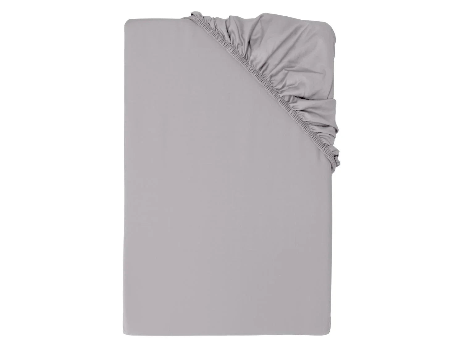 LIVARNO Drap-housse en satin de coton et bambou, 140 - 160 x 200 cm