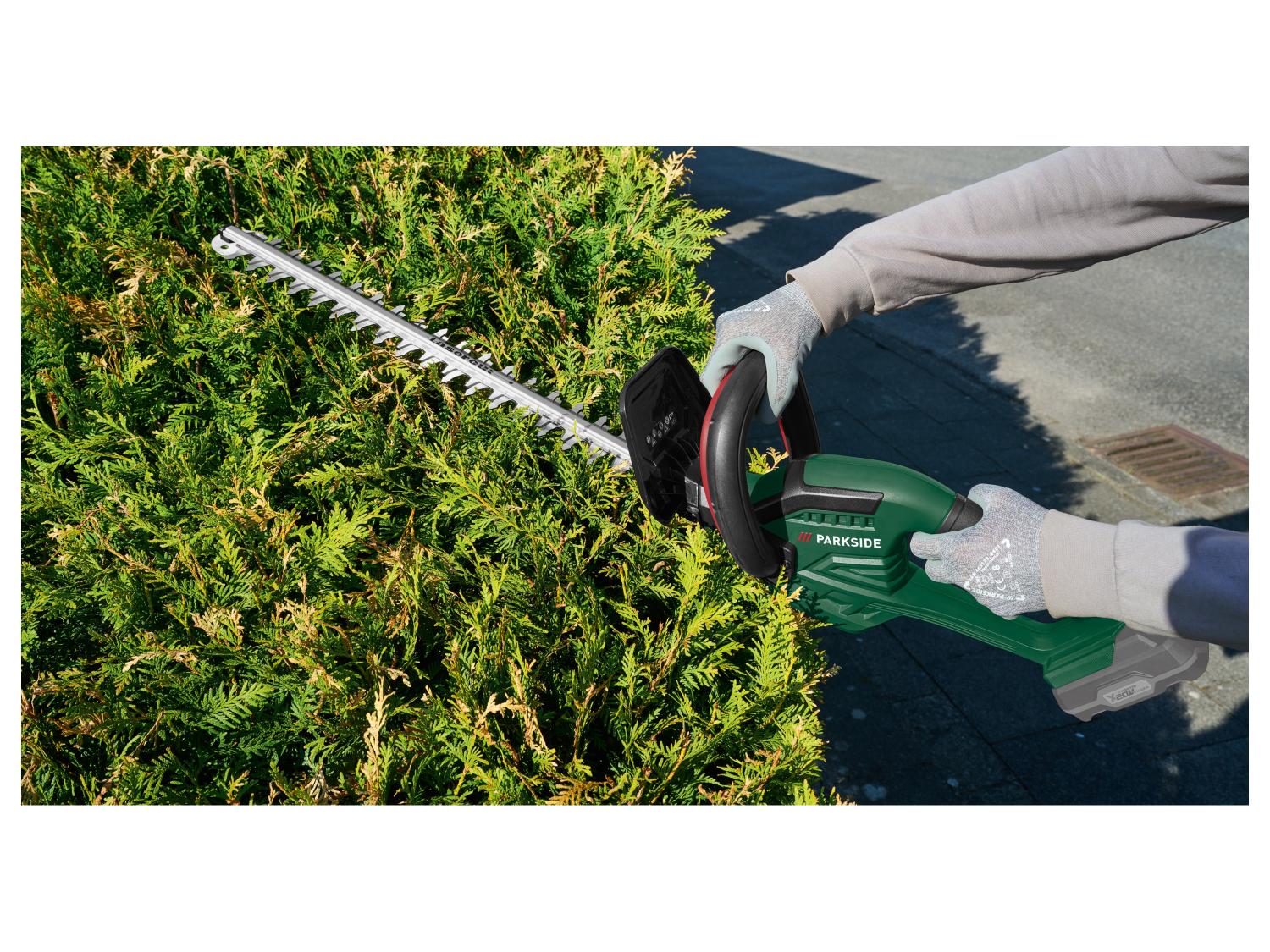 PARKSIDE Taille-haies sans fil PHSA 20-Li D4, 20 V