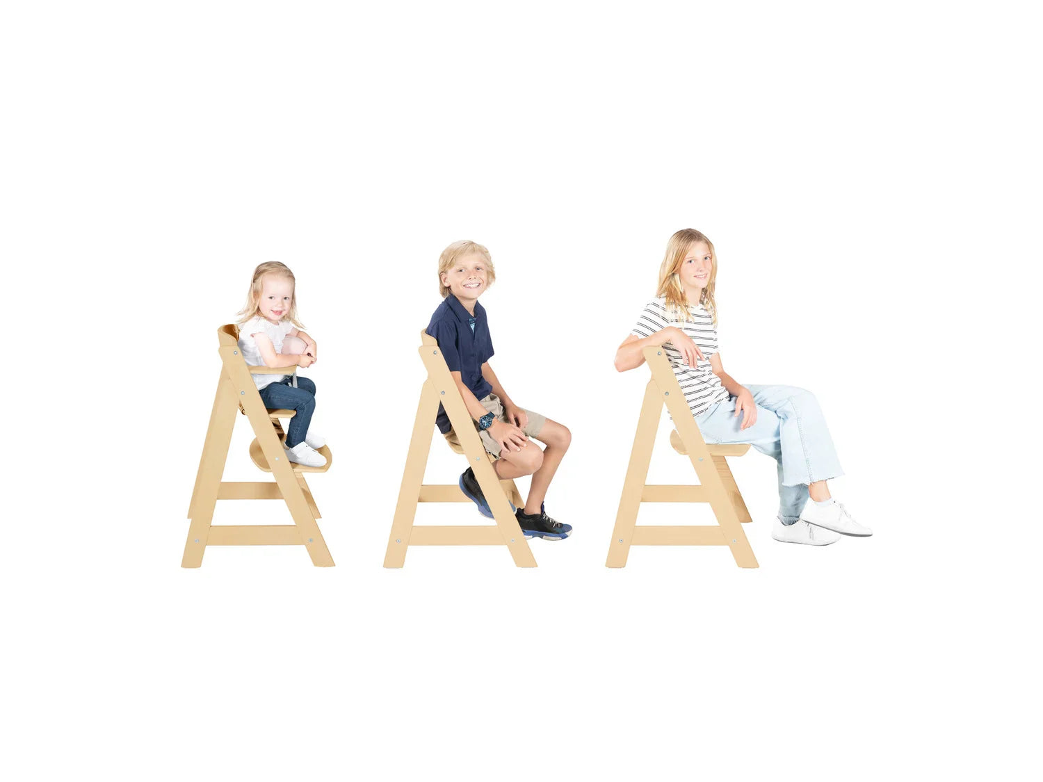 roba Chaise haute volutive Born Up Zick Zack 2 en 1