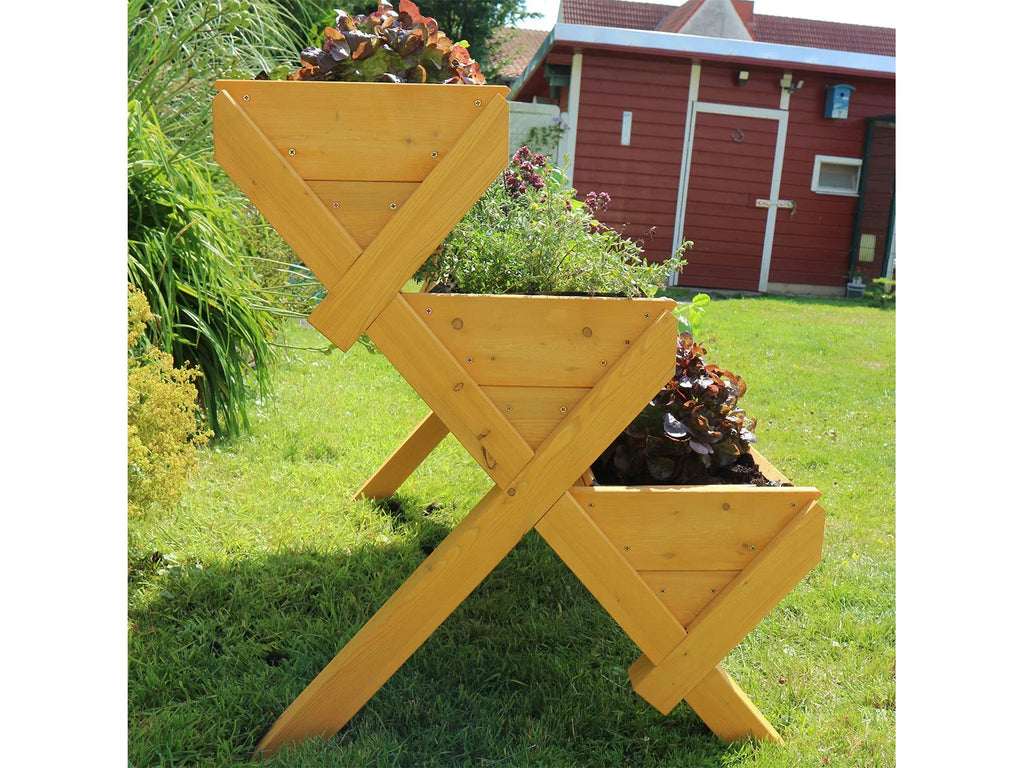 HABAU Jardinire surleve sur pieds Trio