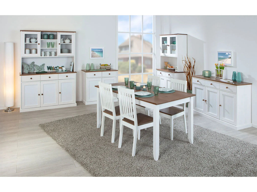 Inter Link Commode haut de gamme style campagnard, bois de pin
