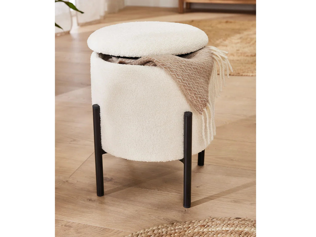 LIVARNO home Tabouret avec compartiment de rangement,  35 cm