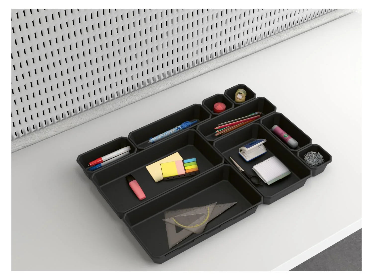 PARKSIDE Set de 20 bacs de rangement