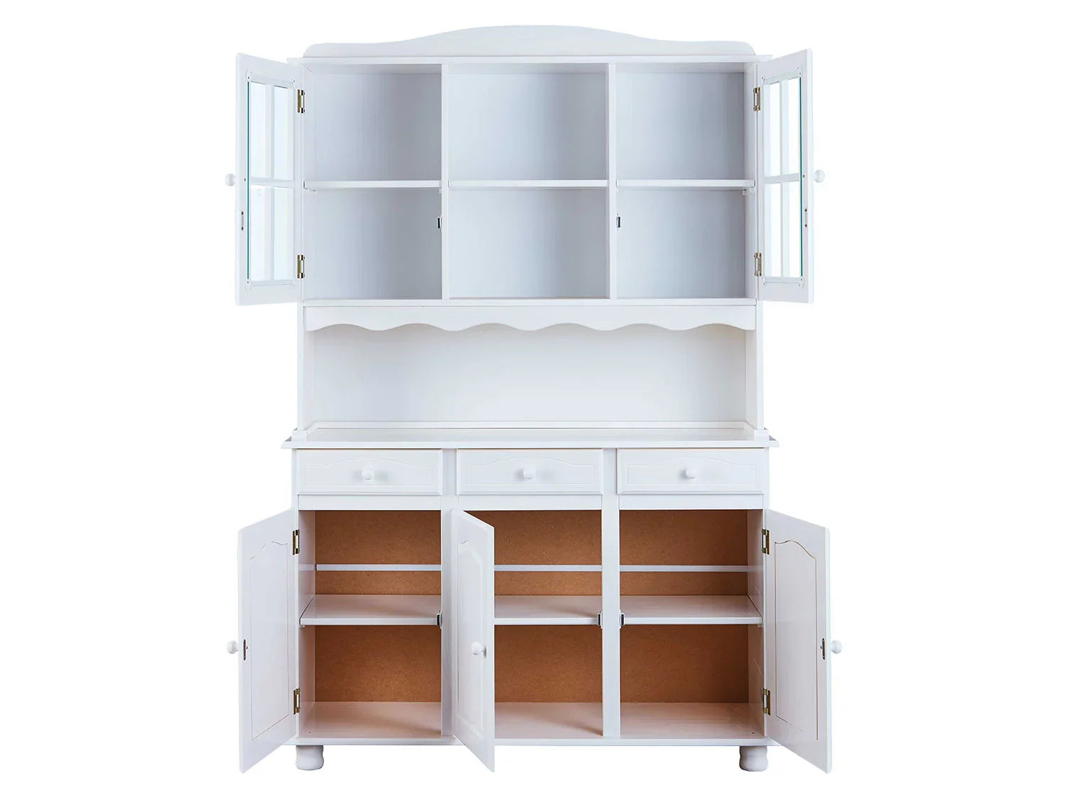 Inter Link Meuble vitrine style champtre, 2 ou 3 portes