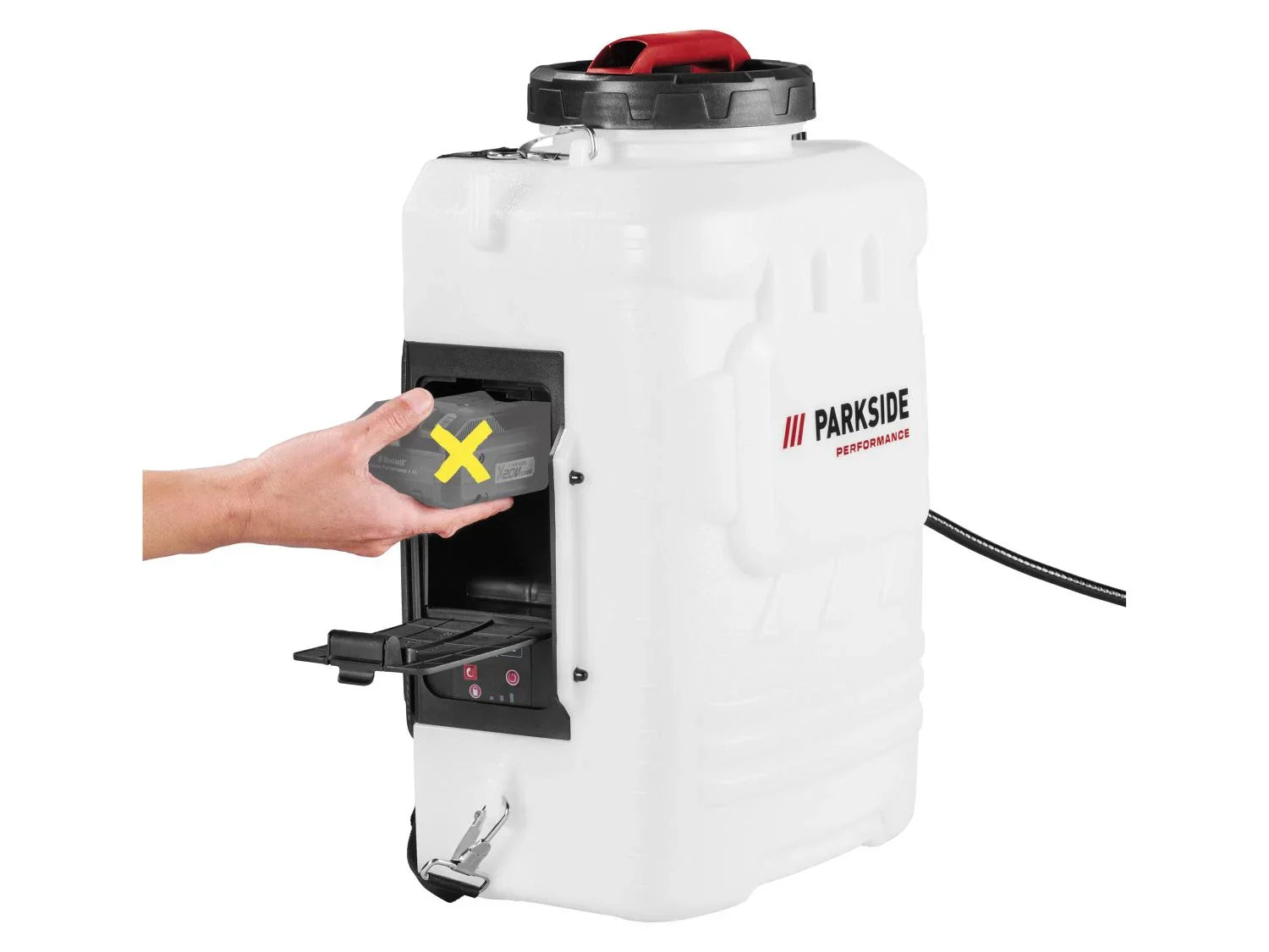 PARKSIDE PERFORMANCE Pulvrisateur  dos sans fil + chargeur + batterie, 20 V