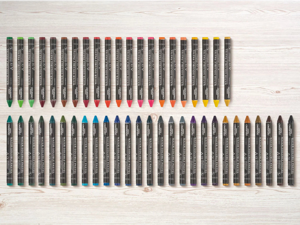 crelando Aquarell pastels de cire, 48 pices
