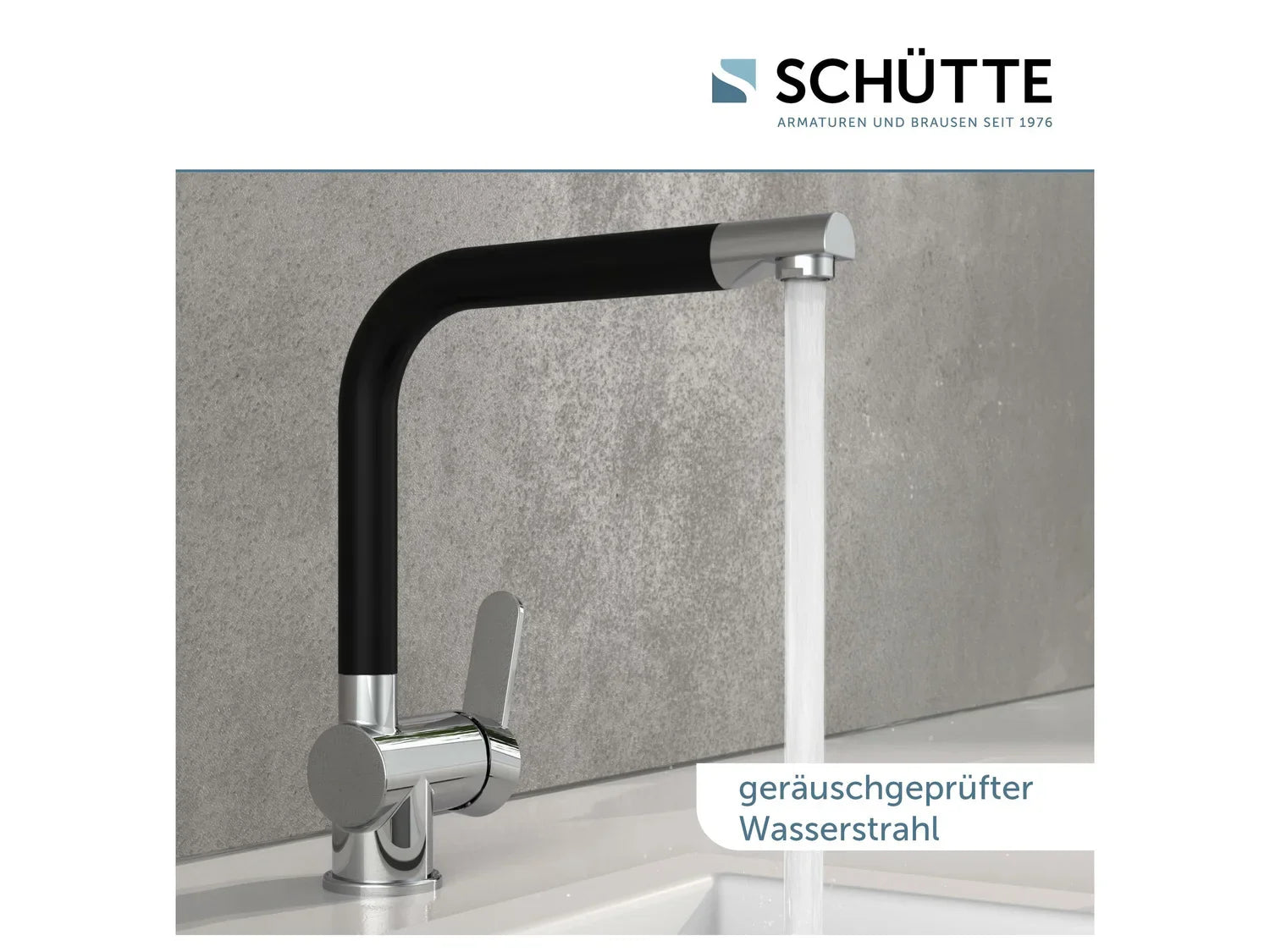 Schtte Mitigeur robinet de cuisine RIO, avec bec rtractable