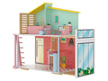 Playtive Maison de poupe en bois Fashion Doll, 8 pices