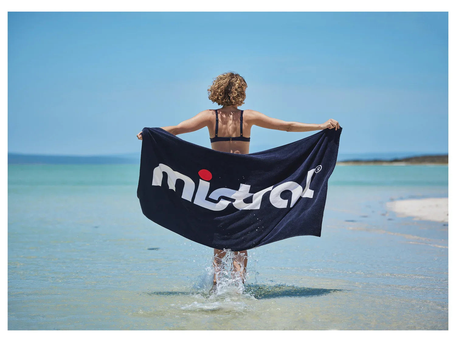 Serviette de plage en ponge, 85 x 160 cm
