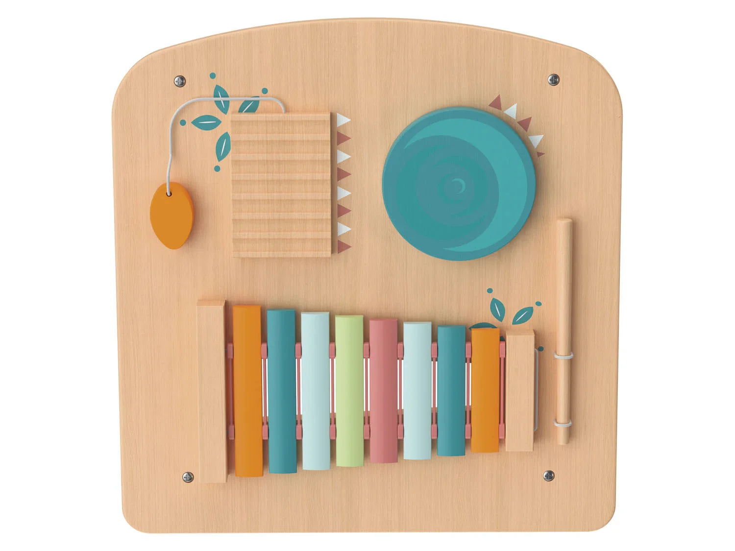 Playtive Jeu mural en bois vritable, 2 pices