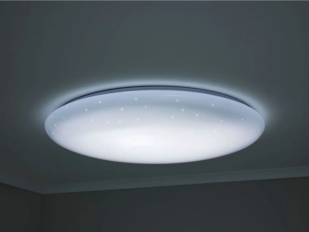 LIVARNO home Plafonnier LED, effet ciel toil,  76 cm