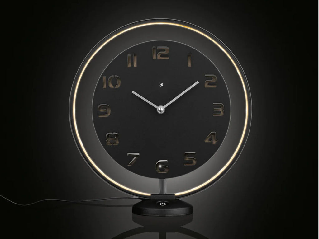 AURIOL Horloge de table, avec anneau lumineux LED