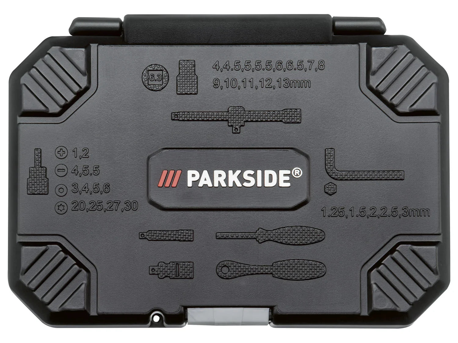 PARKSIDE Set de douilles et d'embouts, 36 pices