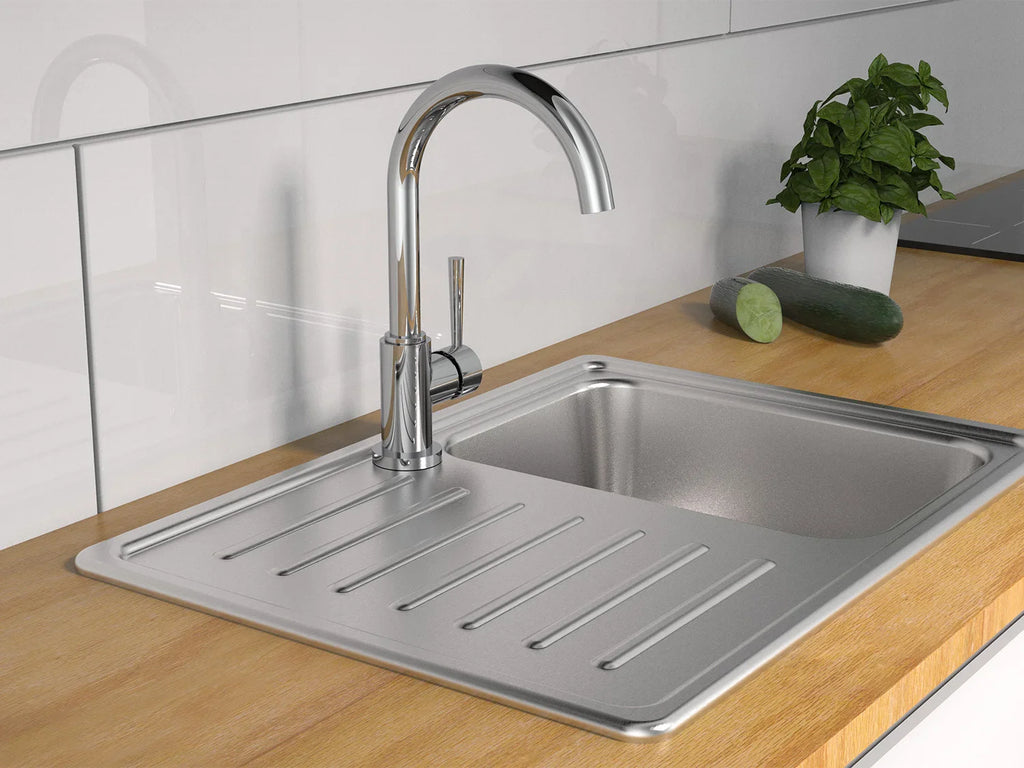 Schtte Mitigeur robinet de cuisine CORNWALL, avec bec courb