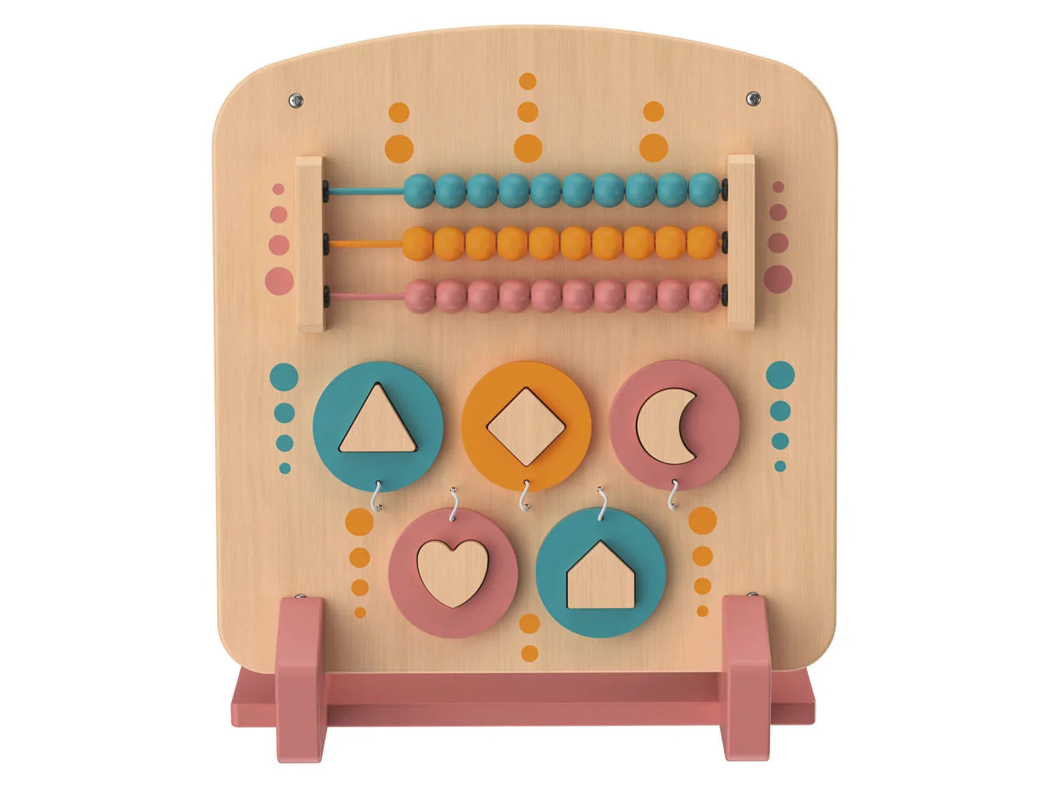 Playtive Jeu mural en bois vritable, 2 pices