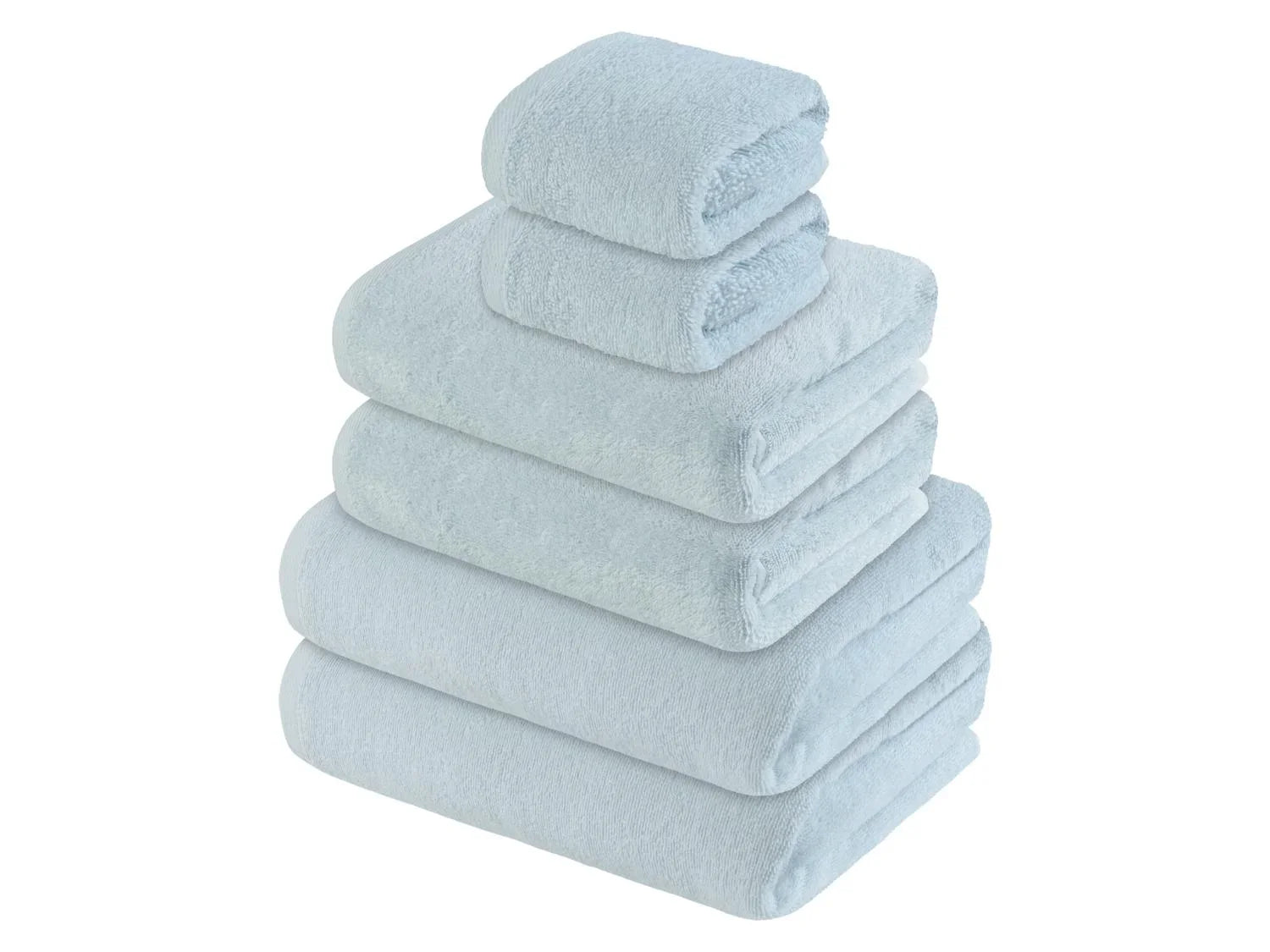 LIVARNO home Lot de 6 serviettes en ponge